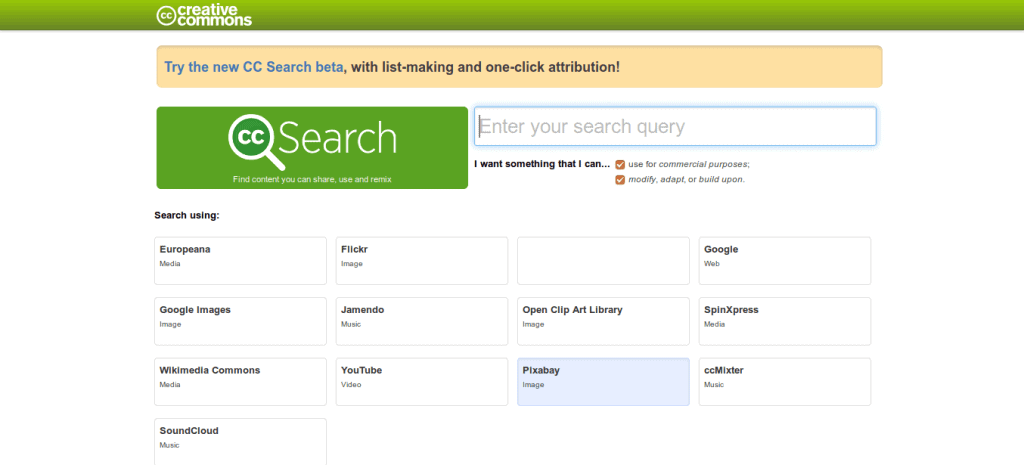 buscador de imágenes creative commons