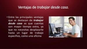 ventajas de trabajar desde casa
