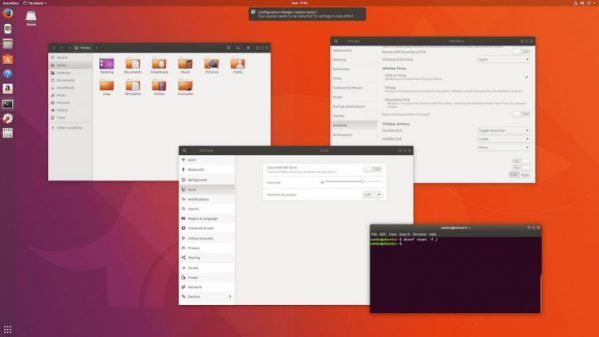 default ubuntu gnome desktop