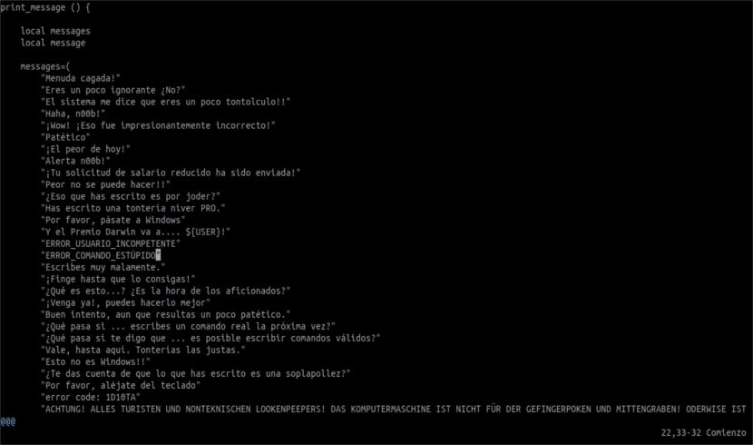 bash insulter configuración