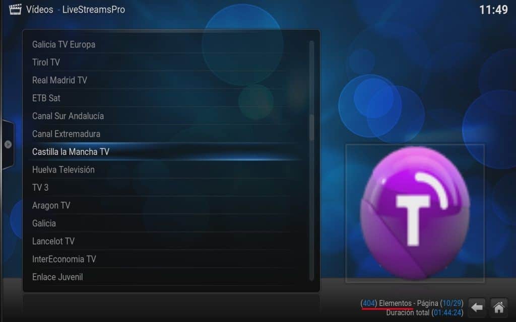 lista remota jarvistv