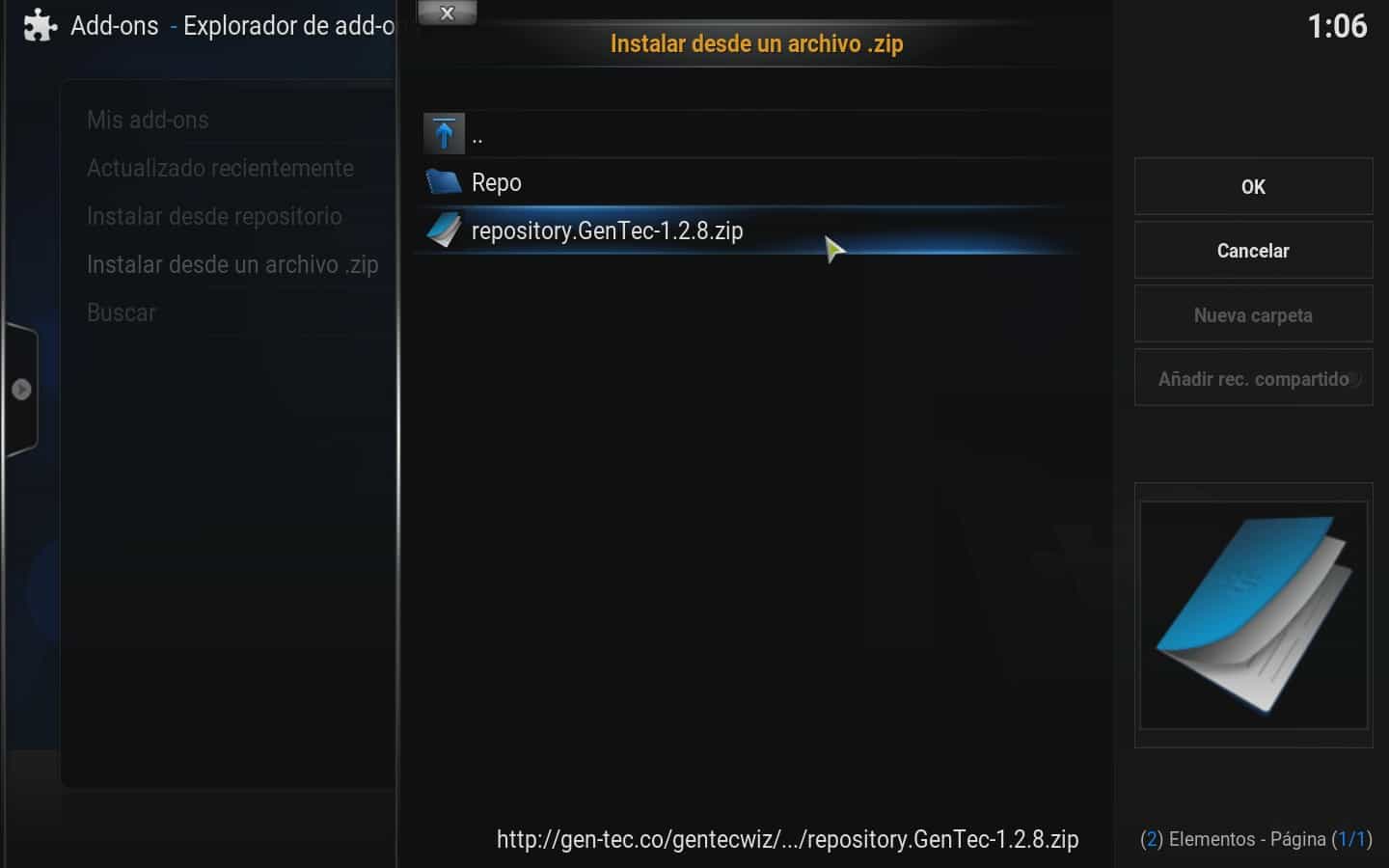 instalar repositorio gen tec