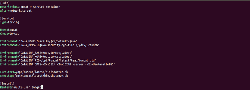 archivo apache tomcat 9 service