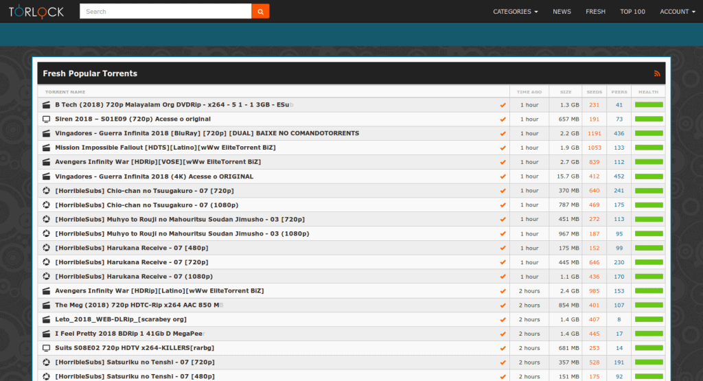 página torrent torlock