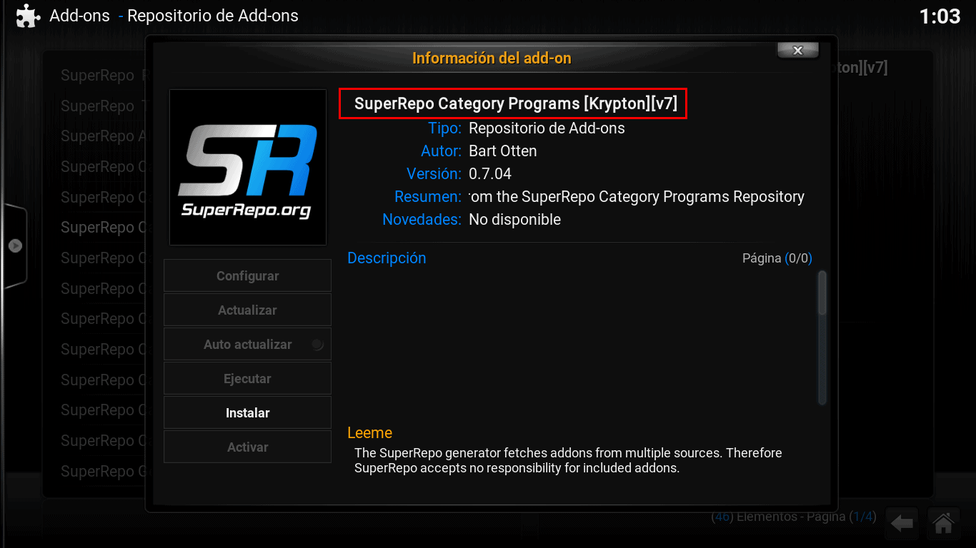 super repo category programs