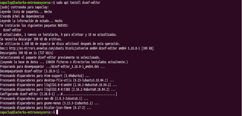 instalación terminal dconf