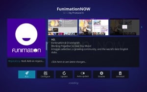 funimation now kodi addon