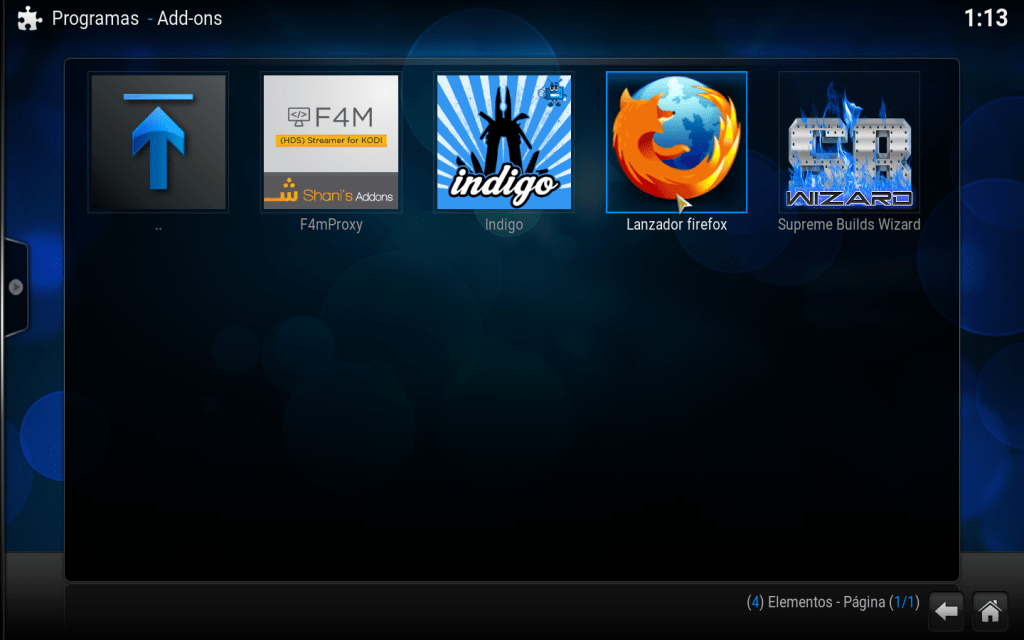 plugin video firefox instalado