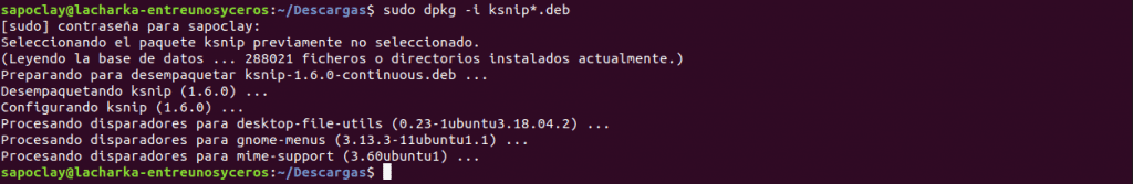 instalar ksnip