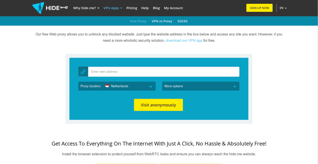 proxy hide.me - Servidores proxy gratuitos