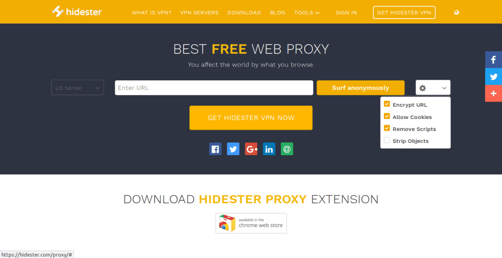 proxy hidester - Servidores proxy gratuitos
