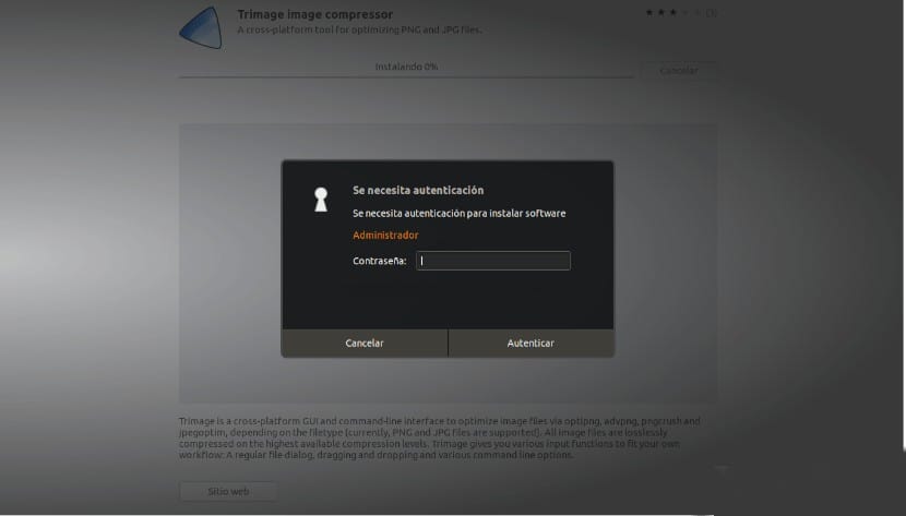 credenciales opción de software