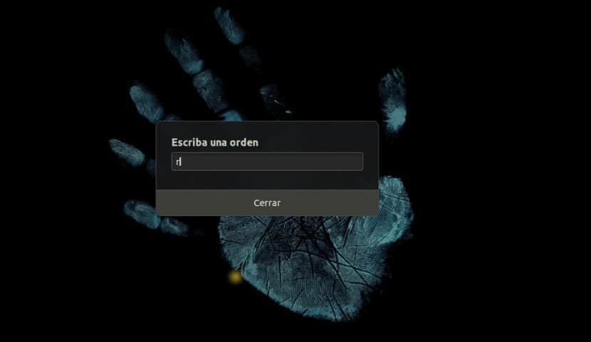 ejecutar una orden desde el escritorio