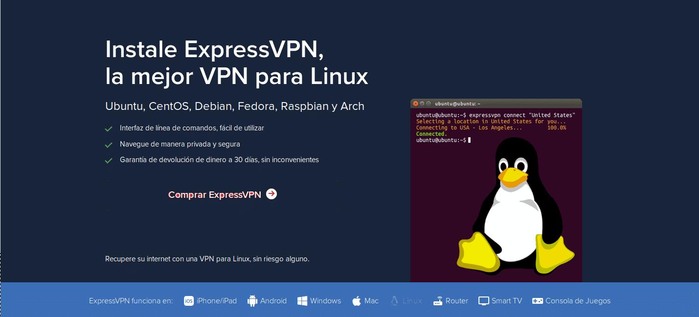 características de expressvpn