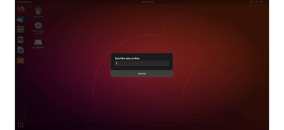 ejecutar un comando sin terminal