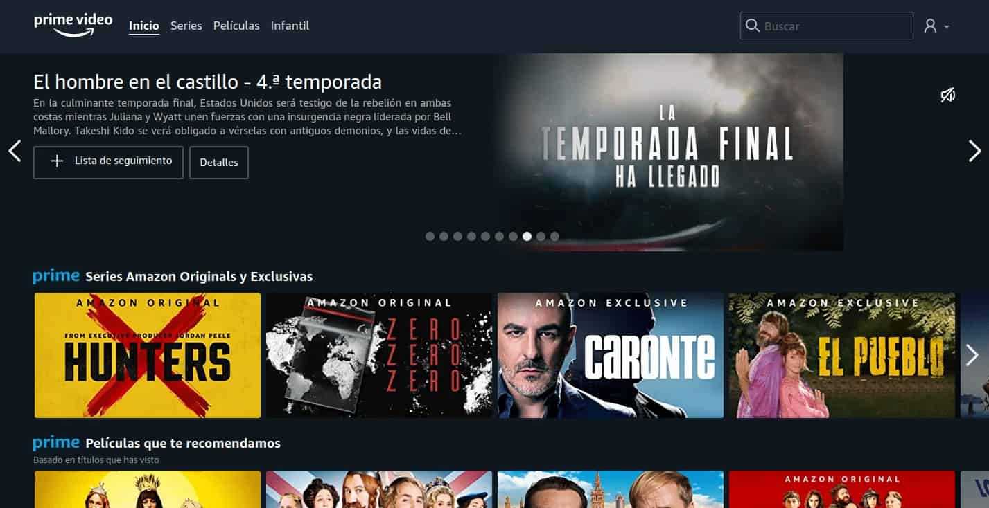 web amazon prime video