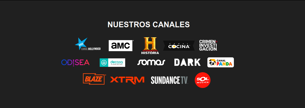 canales disponibles en microcanales.com