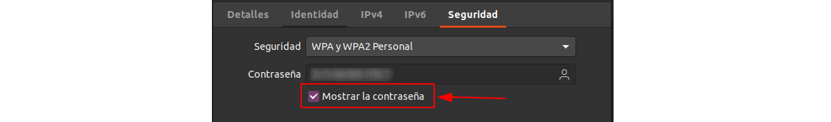 mostrar password WiFi desde el escritorio