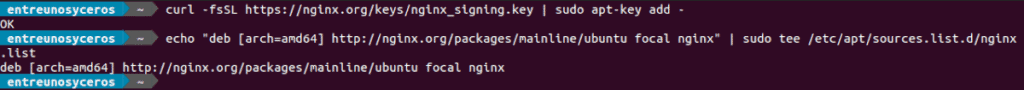 add repositorio nginx