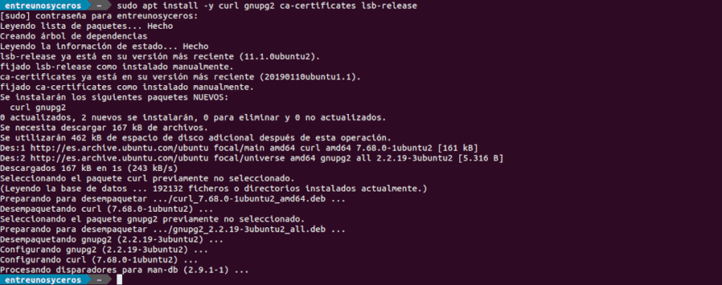 instalación certificados