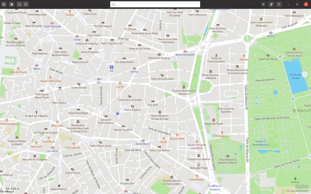 localización de inicio