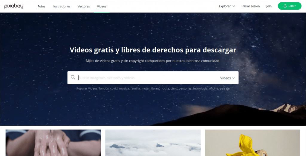 vídeos gratis - Pixabay