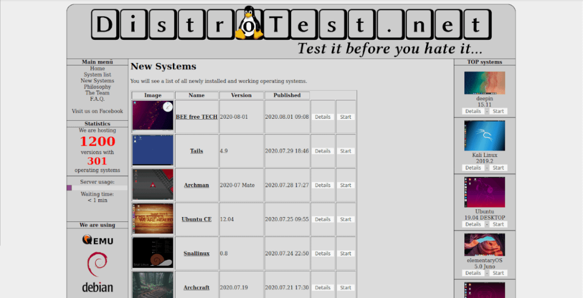 about distro-test.net