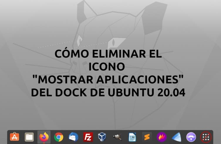 about eliminar mostrar aplicaciones en Ubuntu