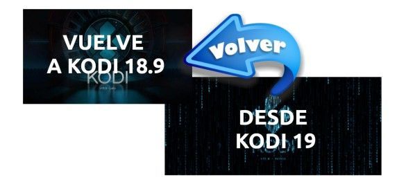 about volver a kodi 18.9 desde kodi 19