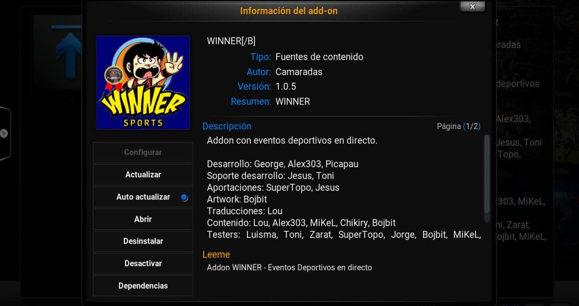 about winner sports