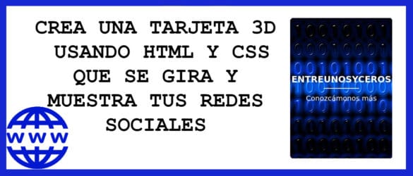 about tarjeta 3D