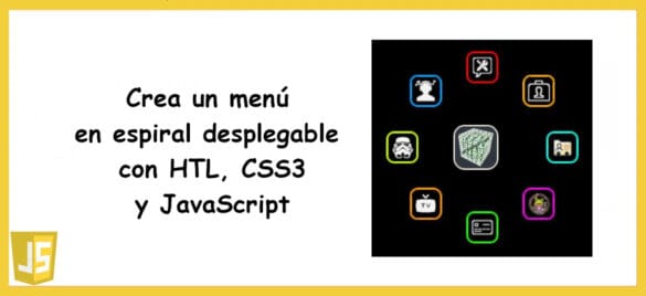 Cómo crear un menú desplegable en espiral con JavaScript