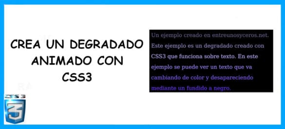 about degradado animado css3