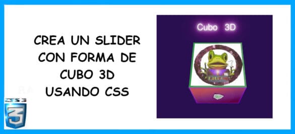 about crear cubo slider 3d