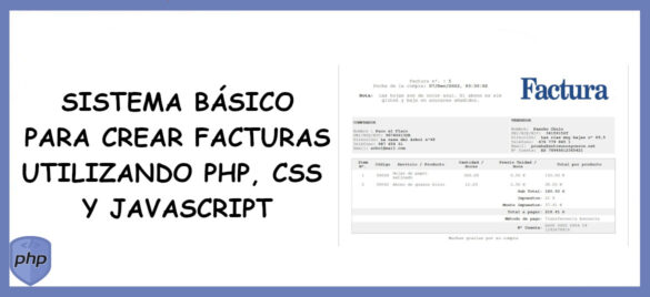 about sistema básico para crear facturas