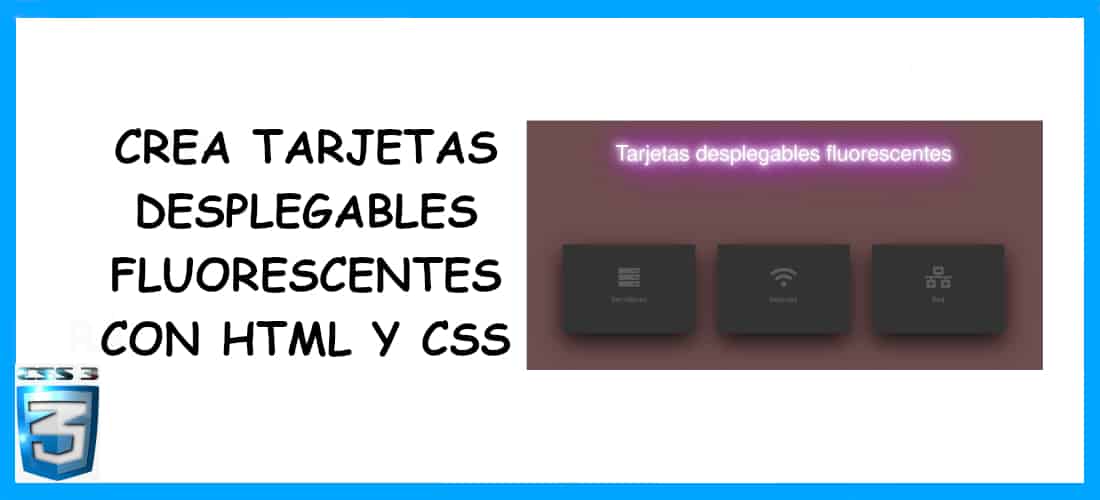 about tarjetas desplegables fluorescentes