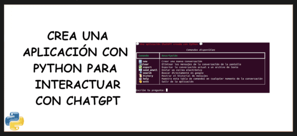 about aplicación Python para utilizar con ChatGPT
