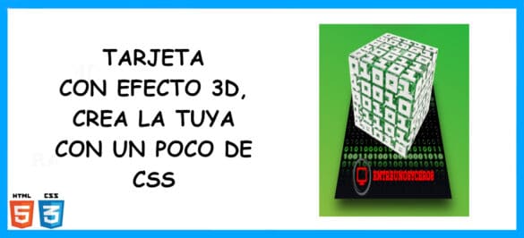 about tarjeta con efecto 3D