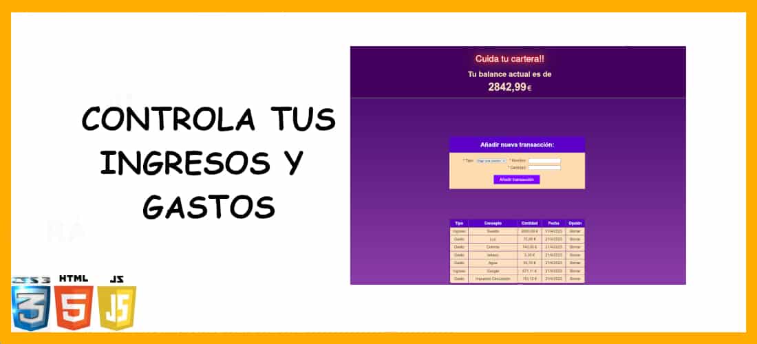 about control de gastos e ingresos