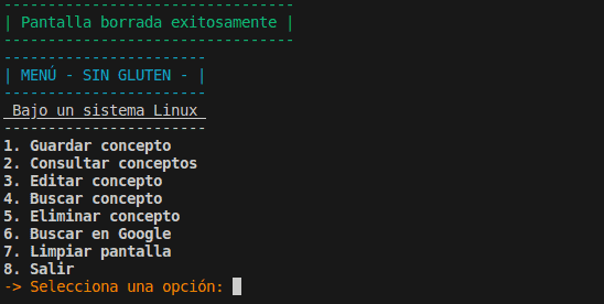 limpiar pantalla
