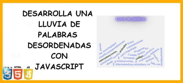 Lluvia de palabras desordenadas
