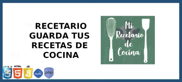 about recetario web
