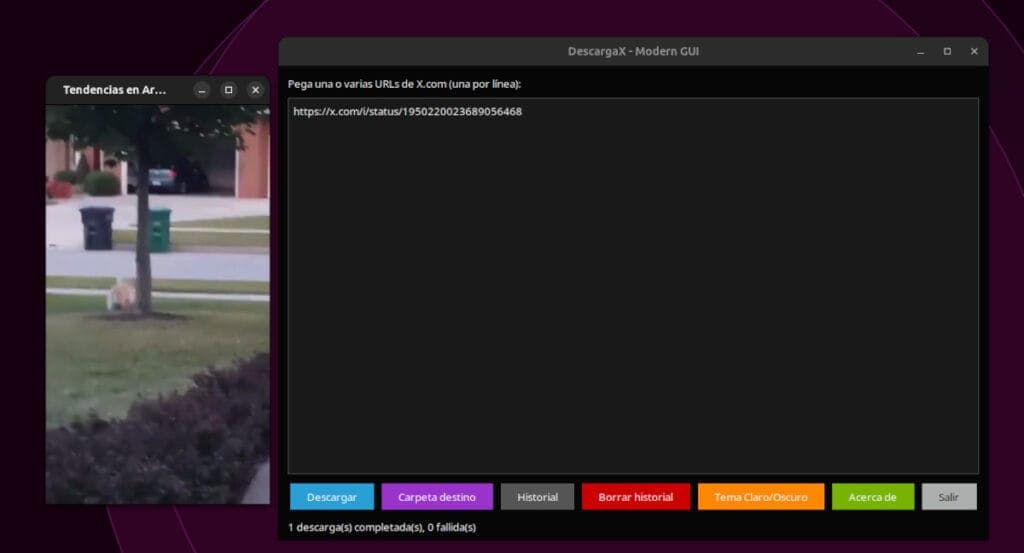 descargax funcionando