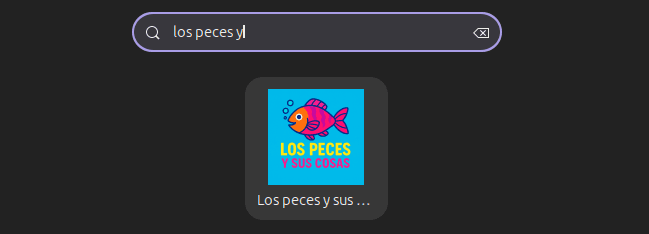 lanzador de aplicación
