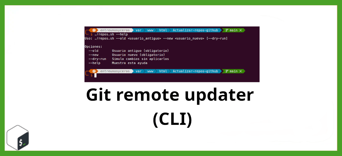 about git remote updater cli