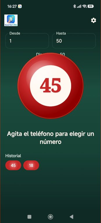 sorteo aleatorio con SuerteCilla