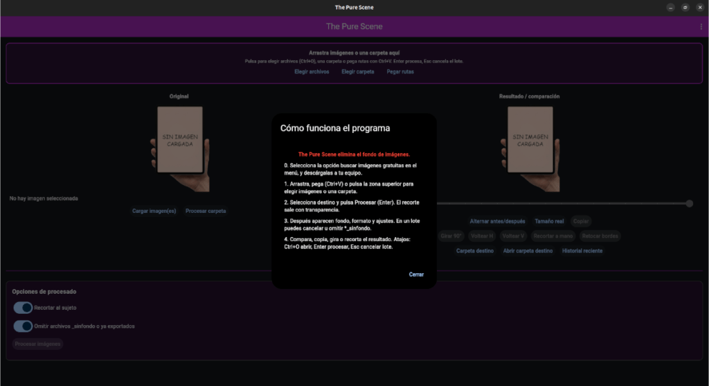 cómo funciona el programa